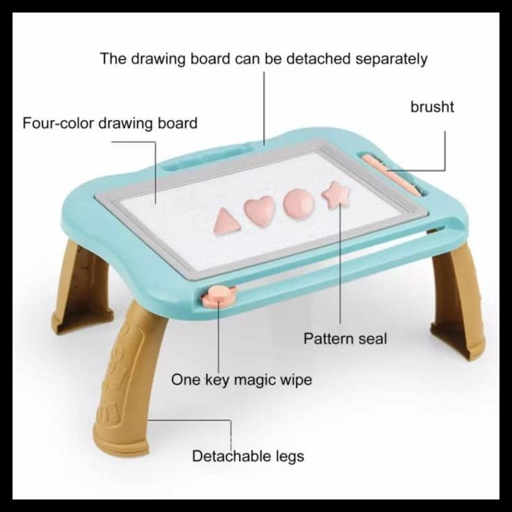 

TERBARUU!! Mainan Edukasi Anak Meja Papan Tulis Mini PAINTING MINI MAGNETIC BOARD PROMO