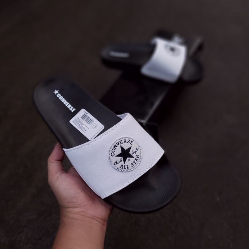 SANDAL SLOP CONVERS3 CT-WHITE BLACK
