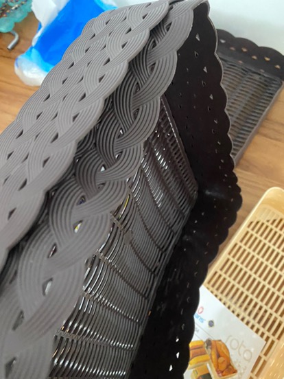 Claris Travessa Medium 0561 - Keranjang Dekorasi Anyaman Rotan