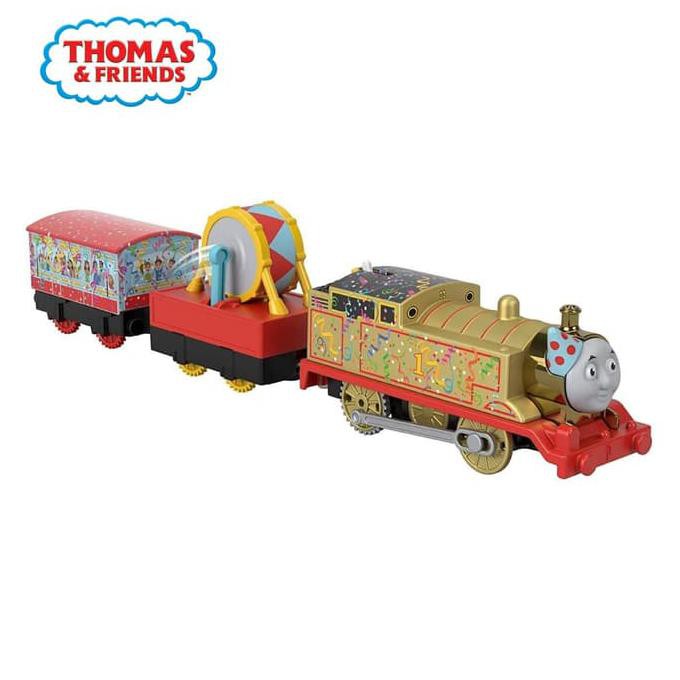Thomas & Friend TrackMaster Motorized Engine (Golden Thomas) - Mainan