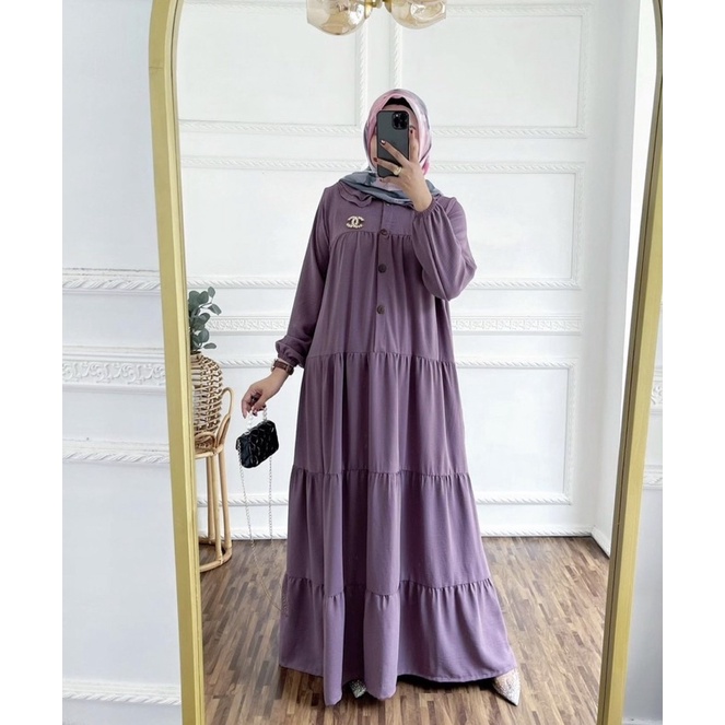 SOLVIA DRESS MAXY CRINGKEL AIRFLOW