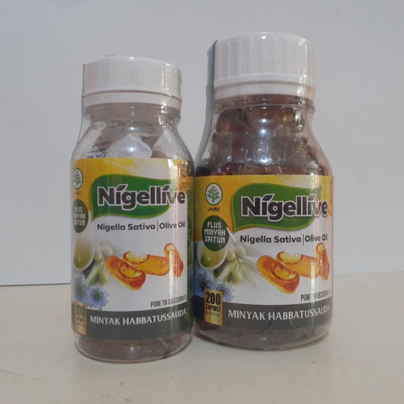 Minyak Habbatussauda Nigellive Plus Minyak Zaitun
