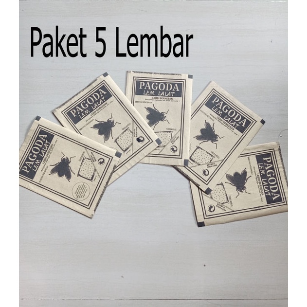 Isi 10 Kertas Lem Lalat Super Ampuh - Lem Lalat Kertas - Lem Lalat Super Lenget Perangkap Lalat Laler Cicak Aroma Ikan Asin Isi 10