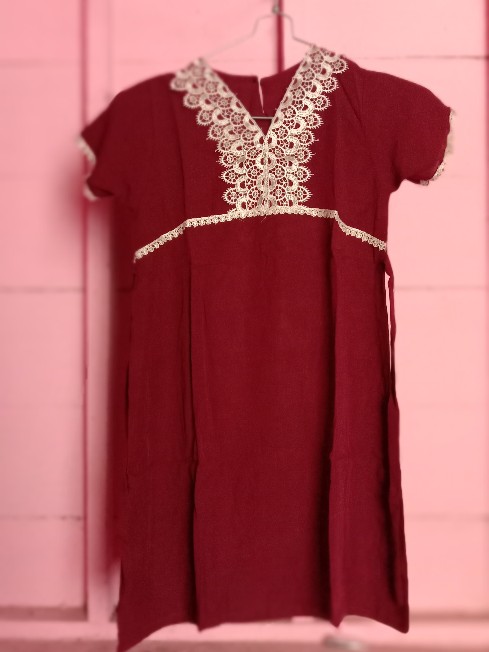 Daster Anak Renda Bahan Rayon Super Adem Baju Anak Dress Anak Mikayla Batik