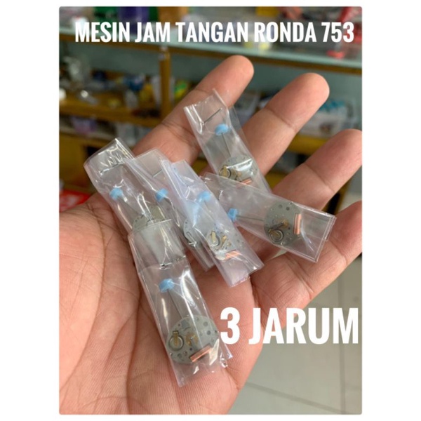 Mesin Jam Tangan Ronda Swiss 753 3jarum jam