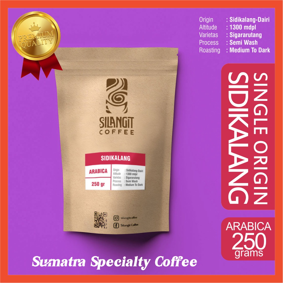 

LEGEND COFFEE ARABICA SIDIKALANG Bubuk 150gr by Silangit Coffee