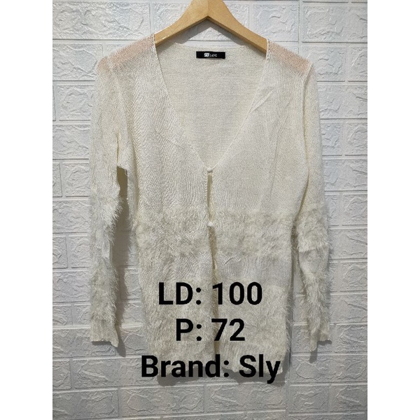 Cardigan Rajut Preloved/Thrift Shop dan Atasan Wanita (001)-8