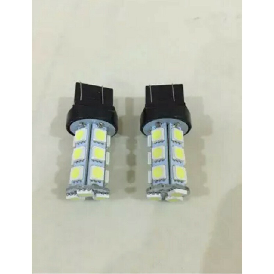 Promo Lampu Led REM mobil T20 kaki 2 strobo Baru