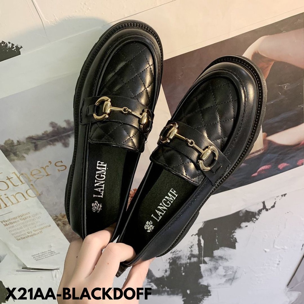 SEPATU LOAFERS WANITA CANTIK BANGET &quot;GUE KECE DARI LAHIR WES&quot; BAHAN PU BERKUALITAS IMPORT 21AA