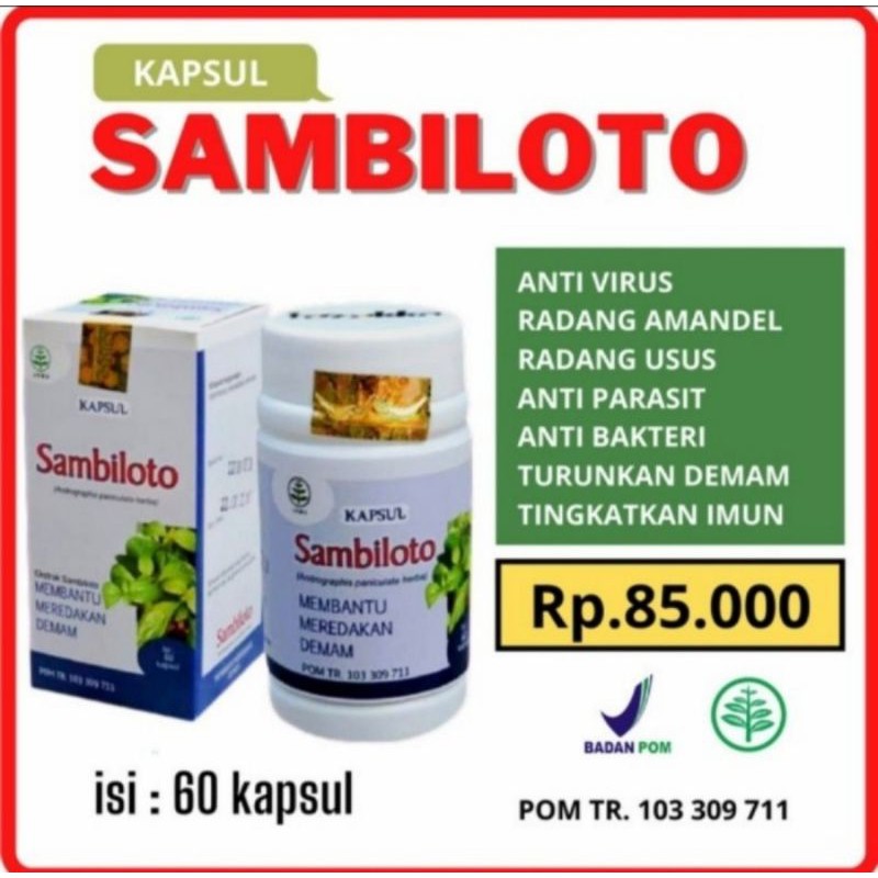 Kapsul Sambiloto Tazakka Izin Bpom