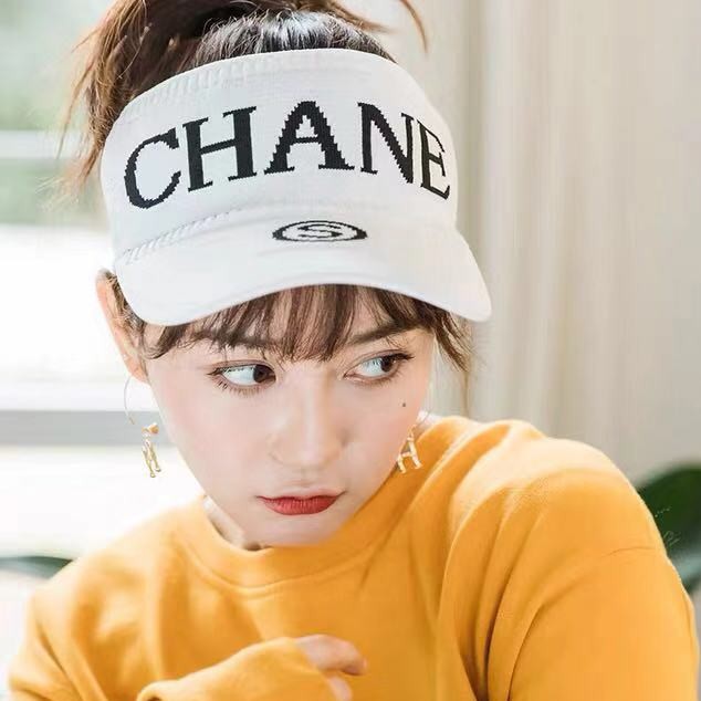 VANILLESHOP - Topi Baseball Pelindung Matahari dengan Bahan Rajut dan Bergaya Korea untuk Musim Panas Fashion