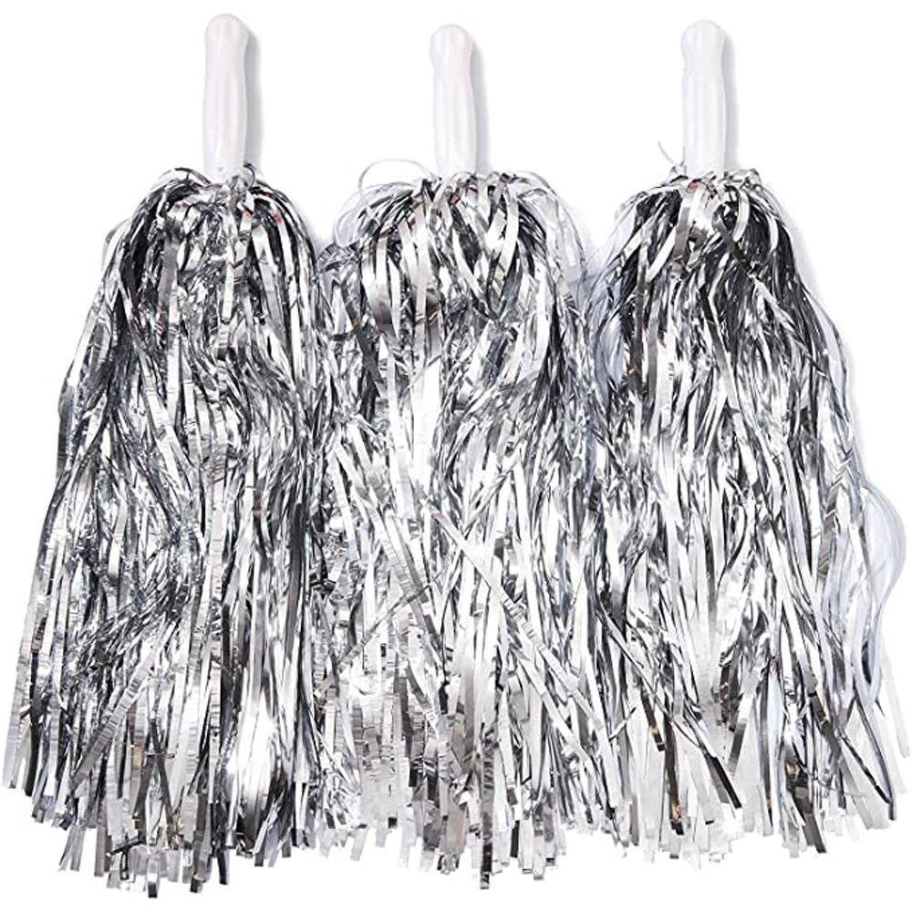 AUGUSTINA Cheerleading Pom Poms Club Supply Team Sports Metallic Streamer Kids Adults Dance Decorator Pompoms Cheer