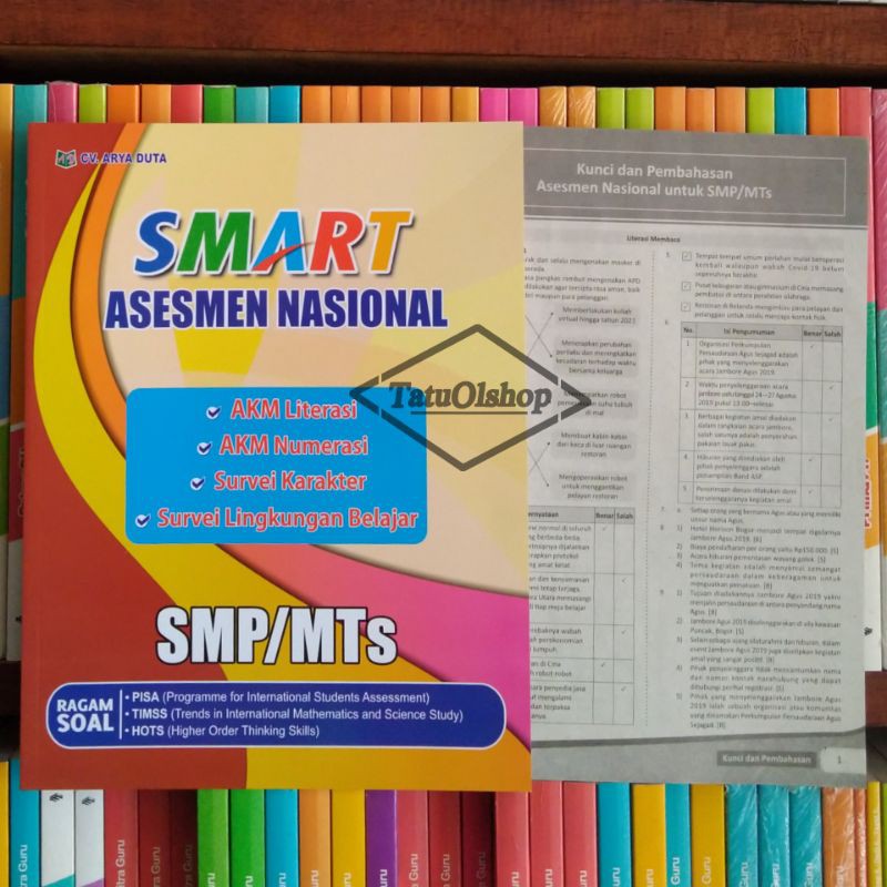 SMART ASESMEN NASIONAL SMP/MTs (+KUNCIJAWABAN) ORIGINAL
