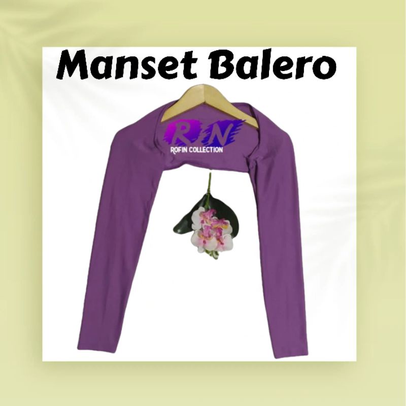 MANSET TANGAN COTRAY/MANSET SAMBUNG BOLERO-Purple