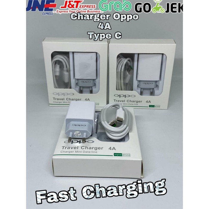 Charger oppo 4A fastcharging tipe C