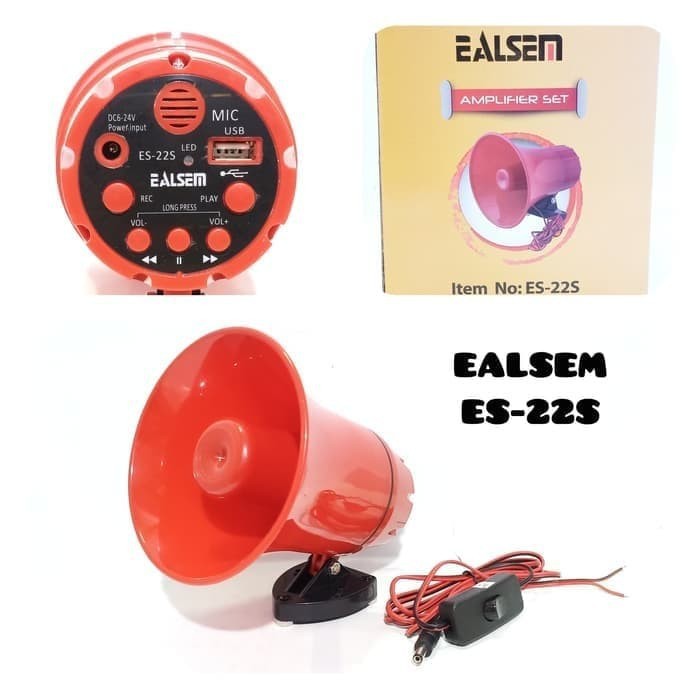 Speaker Pedagang Keliling / Speaker TOA Ealsem ES22S  + Bisa Rekam Suara