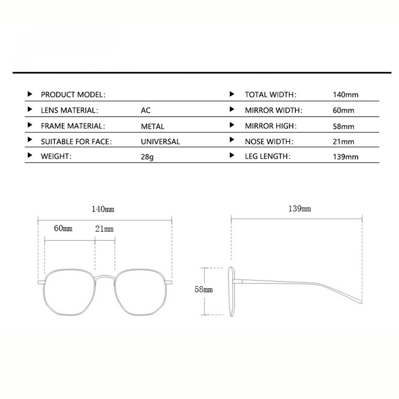 COD Kacamata Hitam Korean Gaya Square Frame Kacamata Wanita Berlian Tanpa Bingkai Kaca Mata Anti Uv400 Sunglasses coolcolor