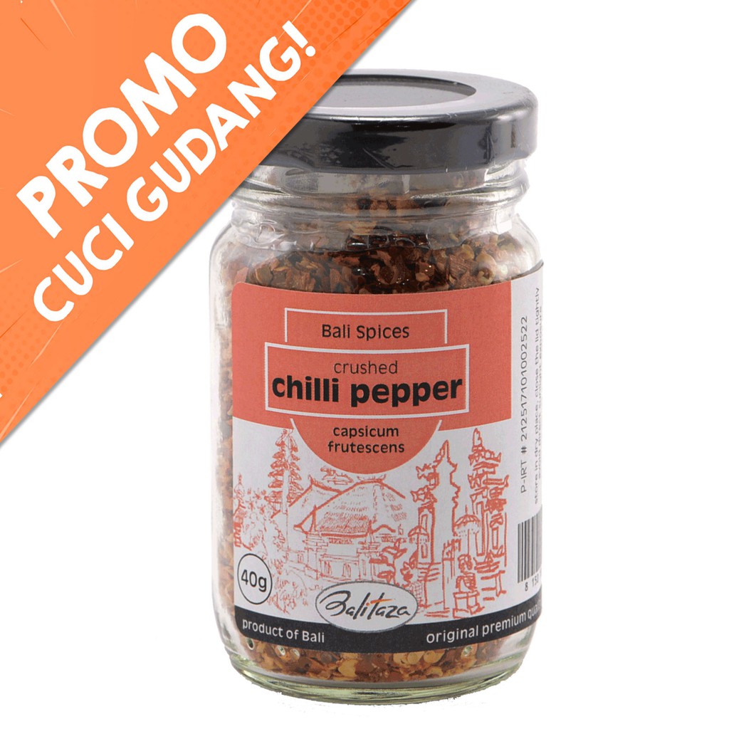 

Balitaza Crushed Chilli Pepper 40gr -Spices /glass jar