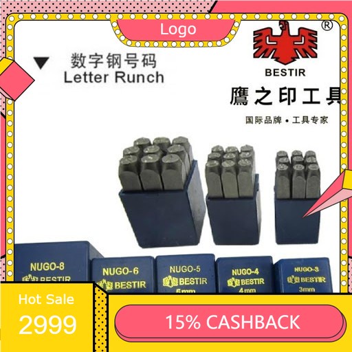 

Best Seller Bestir Germany ANGKA Ketok (0-9) 3mm-10mm Stamp Punch Letter BST-07801