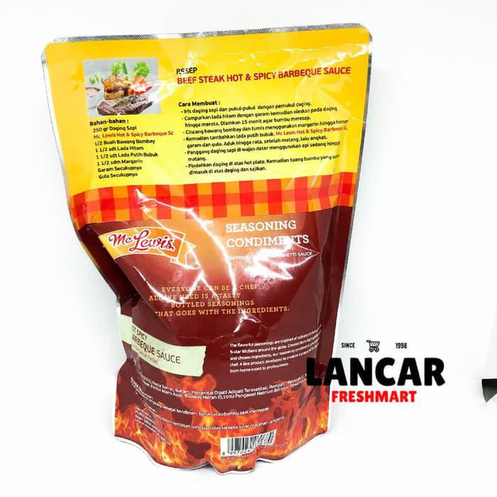 MC LEWIS HOT BARBEQUE SAUS 1KG