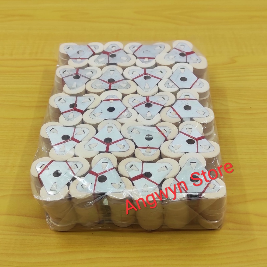 Pelampung Minyak Pelita Busa Karet isi 100 pcs