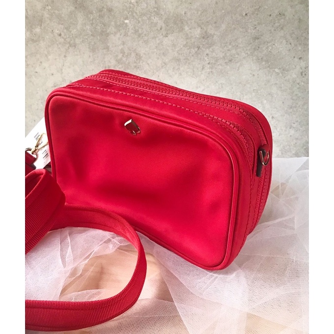Ready kate spade jae small camera bag favorite red bhn nylon