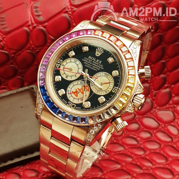 Suplier Jam Tangan Rolex Cosmograph Daytona Diamond Automatic Gold