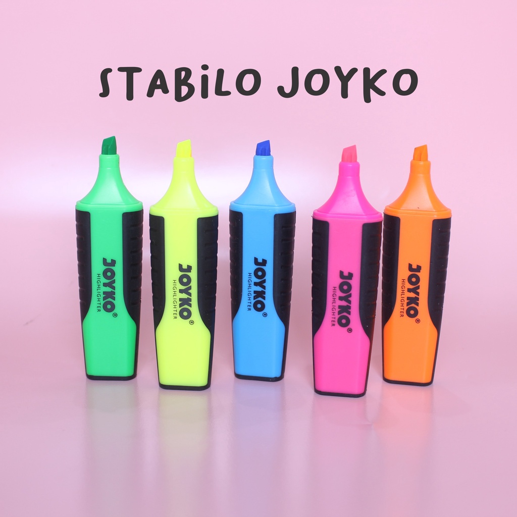 Stabilo - Perlengkapan ATK Highlighter Joyko Bermacam Warna