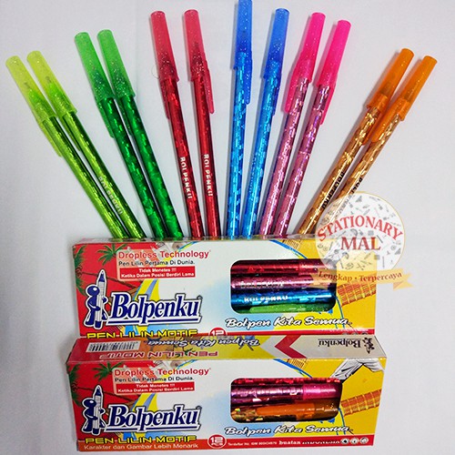 

Bolpenku - Pen Lilin Motif - 12 pcs
