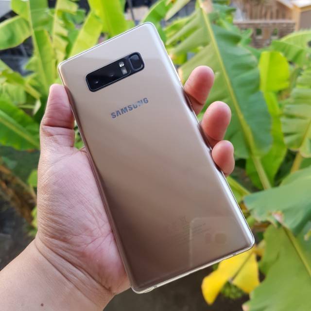 SAMSUNG NOTE 8 DUAL SIM GRANSI SEIN black MULUS FULLSET ORI