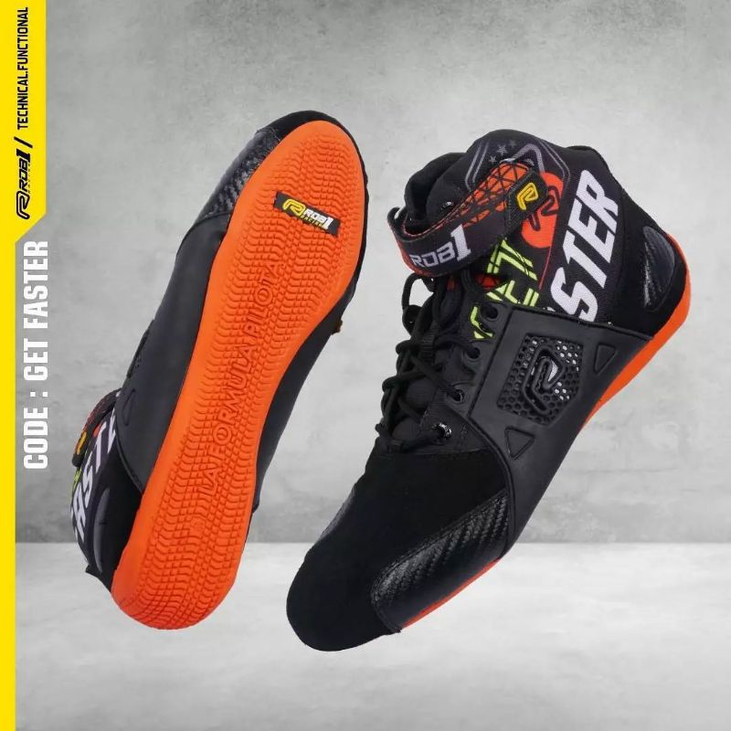 Jual Sepatu Drag Bike Rob1 Original Terbaru New Sepatu Balap Motor ...