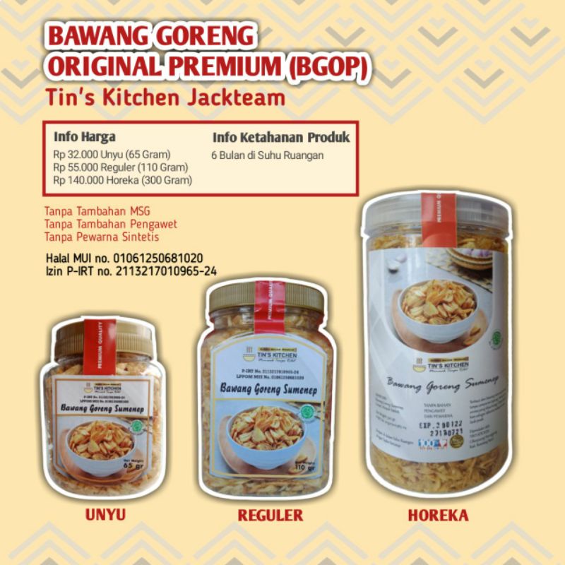 

Bawang Goreng Sumenep Original Premium Tin's Kitchen
