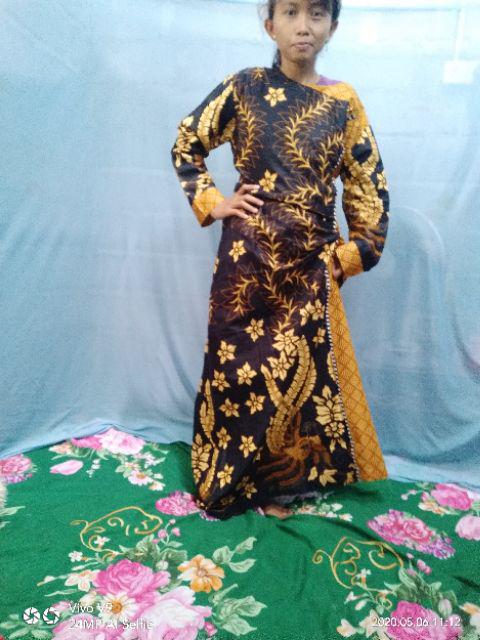 Gamis Batik Manggar, Padi, Sekar, Cantik, Kubis, Kipas, Daun