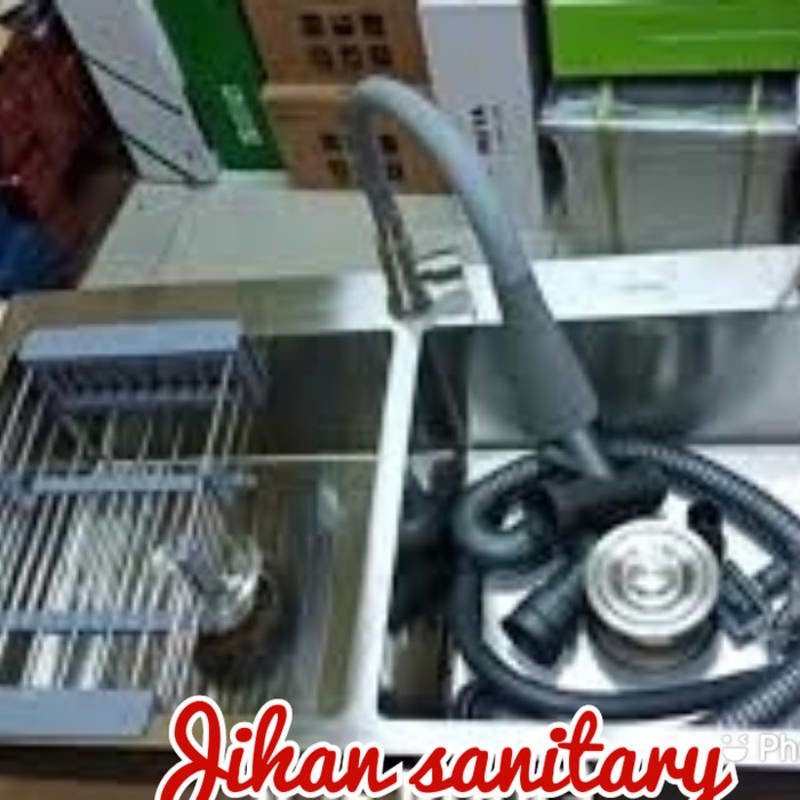 Bak cuci piring minimalis 2 lubang 8245 valpra