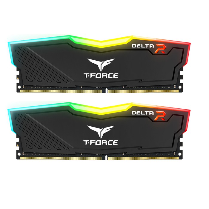 Memory Ram Team Delta DDR4 3000Mhz RGB LED - Black Heatspreader