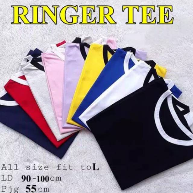Ringer tee polos