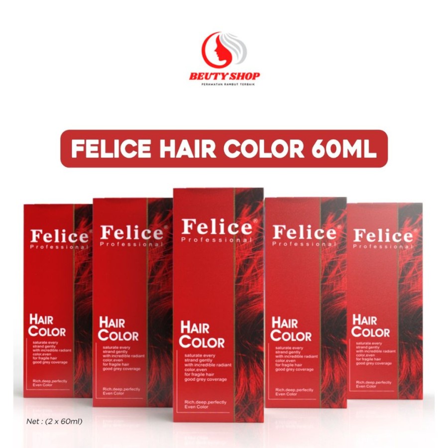 Felice Hair Color 60ml (Cat Rambut Felice)
