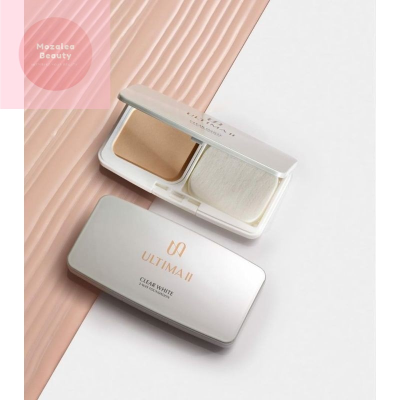 ULTIMA ll clear white 2way whitening foundation . foundation ultima