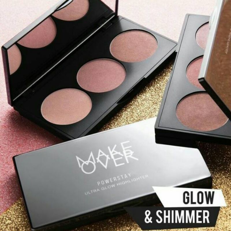 MAKE OVER Powerstay Ultra Glow Highlighter 3 x 3,5gr