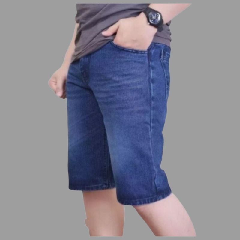 CELANA JEANS PENDEK PRIA LAKI LAKI COWO COWOK CELANA JINS DENIM CELANA DEWASA MURAH straight Distro