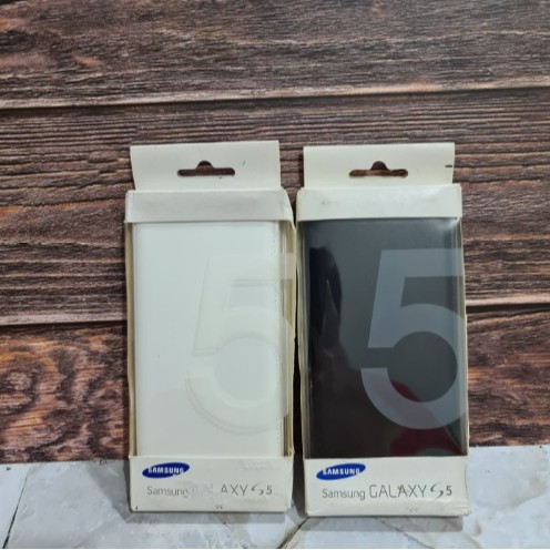 SAMSUNG FLIP WALLET COVER GALAXY S5 CASE ORIGINAL RESMI SEIN