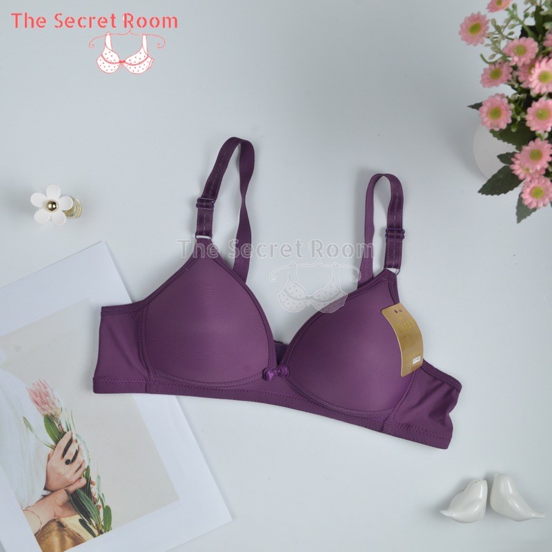 TALLY BRA BH 8145 | CUP B | TANPA KAWAT | KAIT 3 | BUSA TIPIS | SIZE 36-42