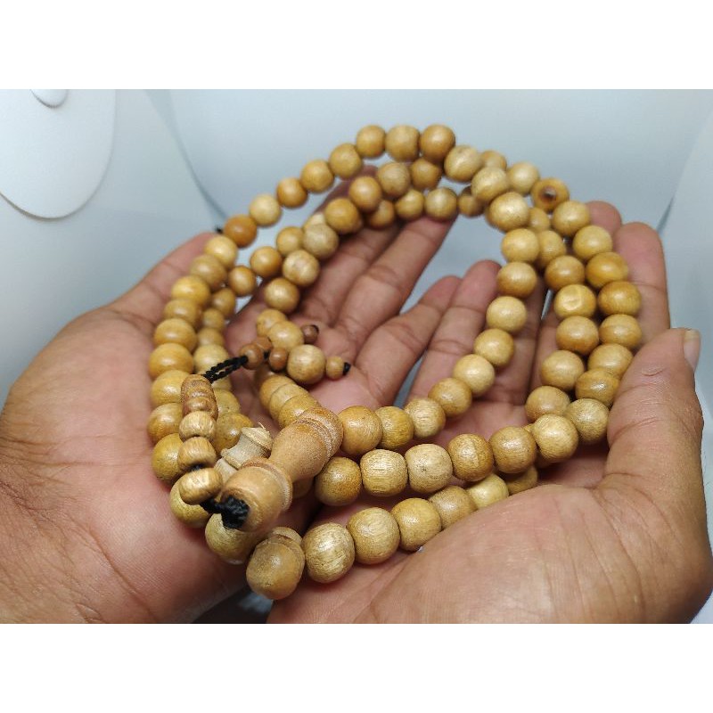 Tasbih Kayu Bidara arab sidr 99butir 10mm-Tasbih Bidara arab original