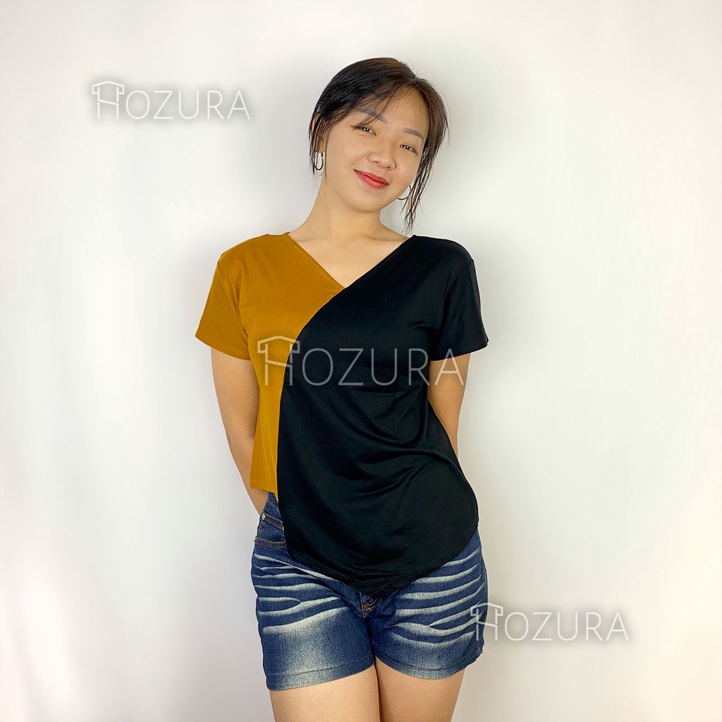 Hozura - Blouse Atasan Wanita Melanie Kombinasi Warna Bolak Balik - Kaos Kombi warna Wrap Top Blouse Kemeja 3  ISTANA MODE JAKARTA Lilac Baju Atasan Wanita Terbaru Blouse Korean Style Blouse Wanita Lengan  Olive Blouse Gfs At Yuraa Lady Crush Blouse