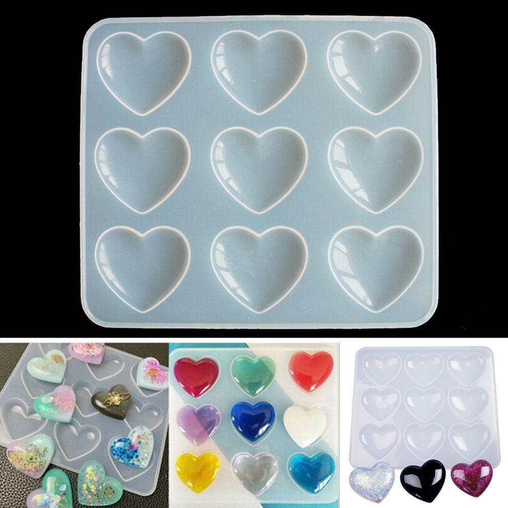 TOP 9 Heart Handmade Silicone Jewelry Making Mold Casting Molds