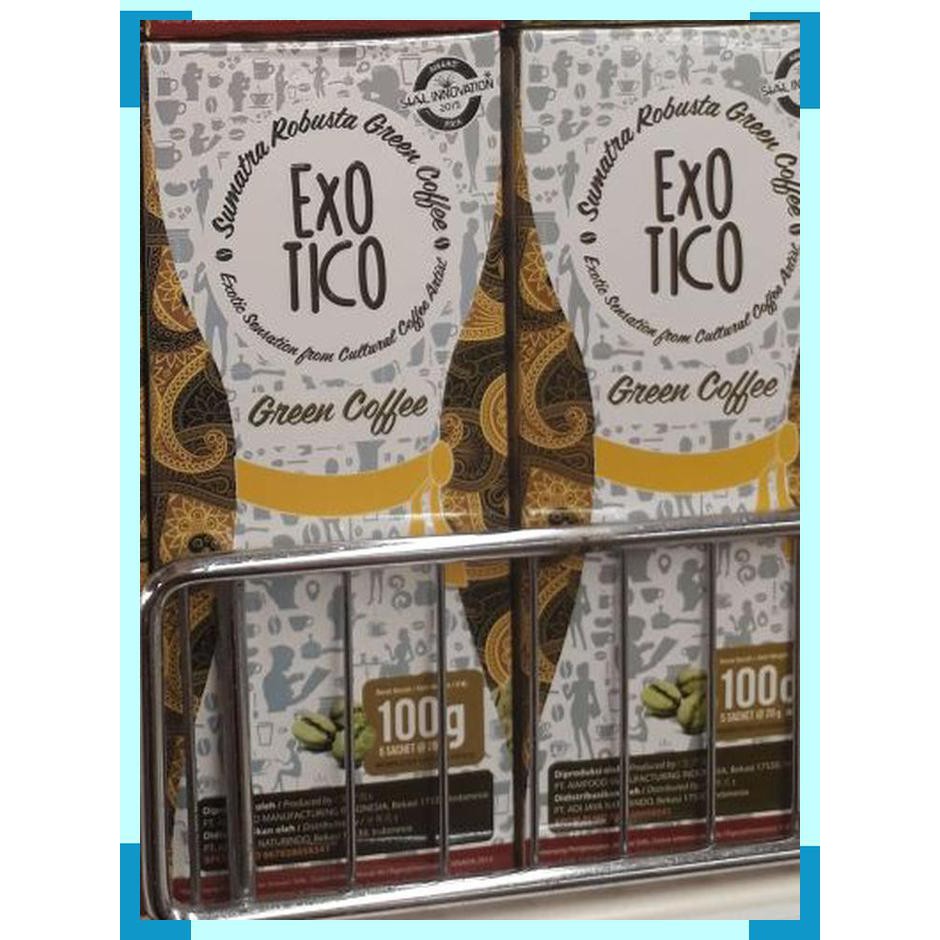 

Exotico green coffee 100 gram