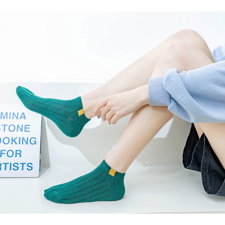 AliMaMa - KAOS KAKI LIST - Kaus Kaki Wanita Pria Unisex Mata Kaki Ankle Sock Socks Murah Medan-2