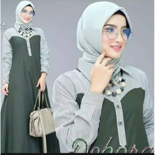 Gamis Debora Moscrepe | Pakaian Muslim Wanita