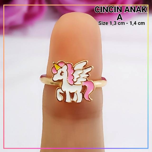 Cincin xuping cincin anak lol karakter lapis emas gold F129