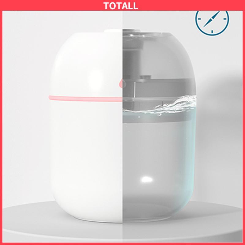 COD Kualitas Tinggi Ultrasonic Air Humidifier 7C Lampu Led Meja Meja Kecil Portabel Penyemprot USB Minyak Esensial Aroma Diffuser-Totall